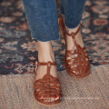 2021 Moda calçados casuais sandálias de verão para mulheres chinelas sandálias planas sandálias de mulheres sapatos romanos slides